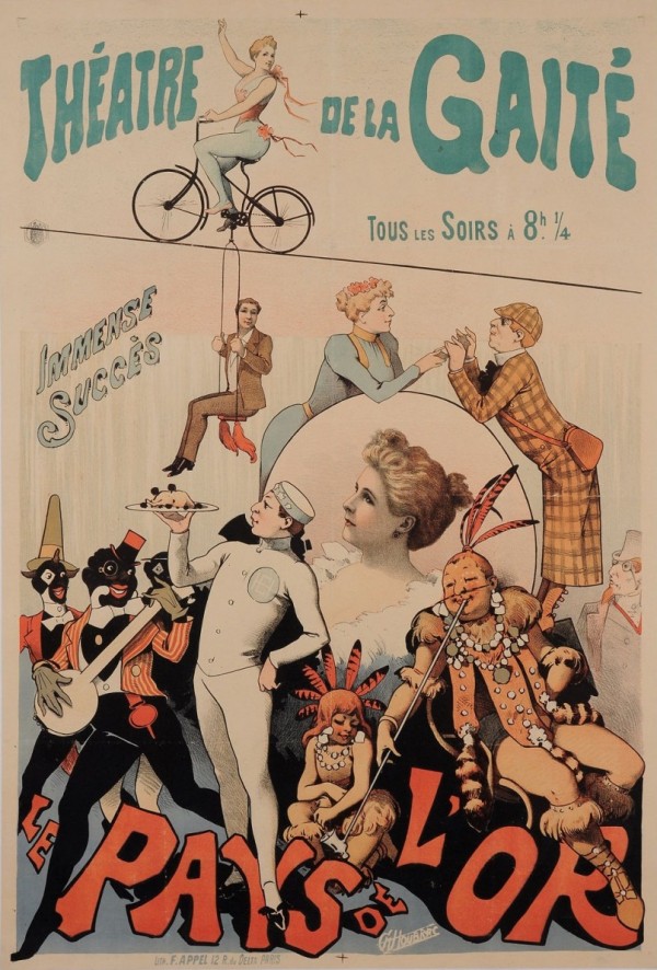 Original Vintage French Poster for Theatre de la Gaite  Print